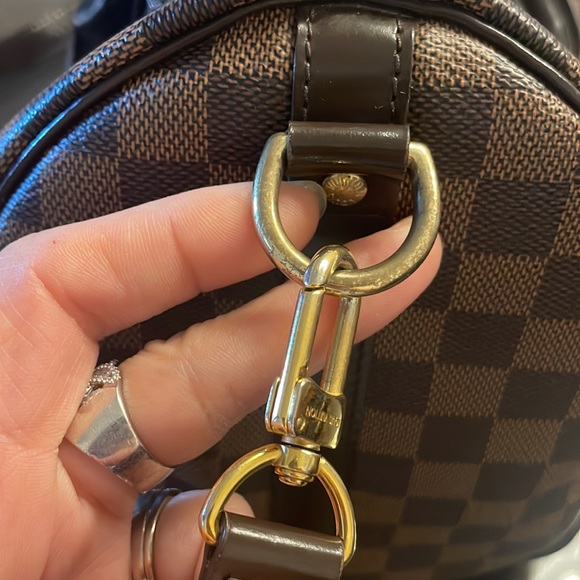 Louis Vuitton Damier Ebene speedy 30 Bandolier - Picture 6 of 7
